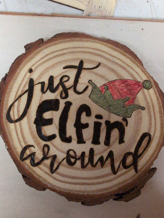 Just Elfin' Around Ornament 1